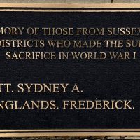 World War 1 Plaque