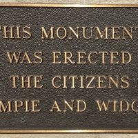 Citizens Of Gympie & Widgee Plaque