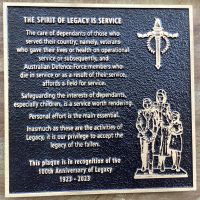 The Spirit of Legacy Plaque