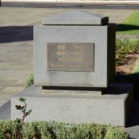 The Second World War plaque commemorating members of Fighter Command and Bomber Command, lost over France