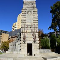 Eastern end of the Memorial, acknowledging France and Belgium