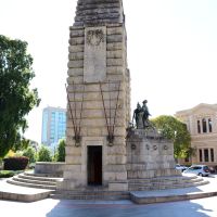 The western end of the Memorial, acknowledging Egypt, Gallipoli and Palestine