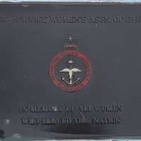 Ex-Service Women's Plaque