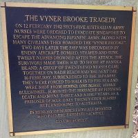 Vyner Brooke Tragedy Memorial Plaque