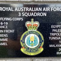 RAAF 3 Squadron Plaque