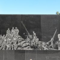 The third section of the Anzac Centenary Memorial Walk mural