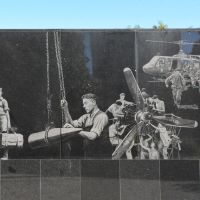 The fifth section of the Anzac Centenary Memorial Walk mural