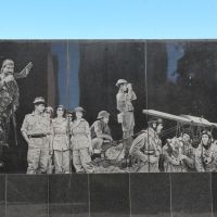 The sixth section of the Anzac Centenary Memorial Walk mural
