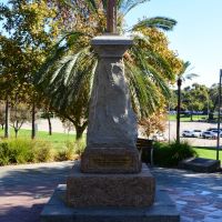 The Cenotaph, now located at the end of the ANZAC Centenary Memorial Walk