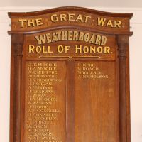 Weatherboard Roll of Honor