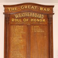 Weatherboard Roll of Honor