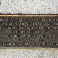 The unveiling plaque