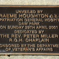 The unveiling plaque
