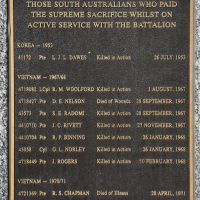 The 2nd Battalion RAR Roll of Honour
