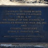 The unveiling plaque