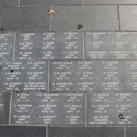 Section of the pathway, with the names of Aboriginal and Torres Strait Islander men and women who have served