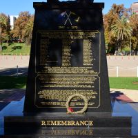 The face of the Memorial