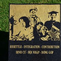 Illustration representing those who came to Australia and became part of Australian society
