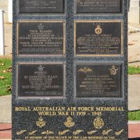 One of six faces of the Memorial