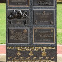 One of six faces of the Memorial