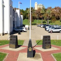 The Memorial, as viewed from Victoria Street
