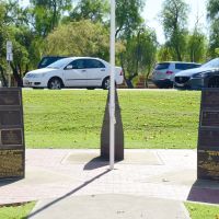 Closer view of the Memorial from the Parade Ground