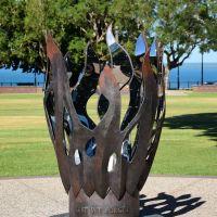 The sculpted Eternal Flame
