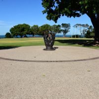 The Eternal Flame, with the Darwin Cenotaph behind