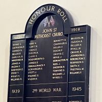 John St. Honour Roll WW1 & WW2