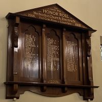 Electra St. Methodist World War 1 Honour Roll