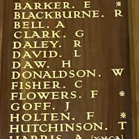 Electra St. Methodist World War 1 Honour Roll