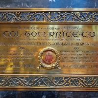 Col Tom Price Memorial Tablet 