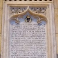 Midshipman Cymbeline Alonso Edric Huddart RN Memorial Tablet