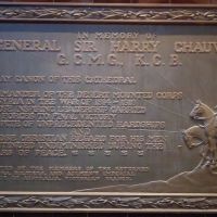 General Sir Harry Chauvel Memorial plaque