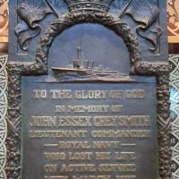 Lieut Commander John Essex Grey Smith RN, Memorial plaque