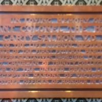 Lt Col Charles Carty Salmon Memorial plaque