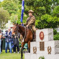 Steve Noy in Light Horse re-enactment 