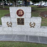 Bronze wreaths add to memorial