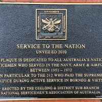 National Serviceman's Memorial Plaque