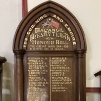 Nalangil Presbyterian World War 1 Honour Roll