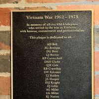 Geelong College Vietnam War Plaque