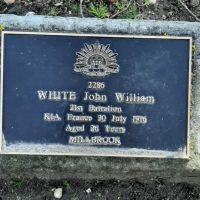 John William White Service No 2286, Tree No 162