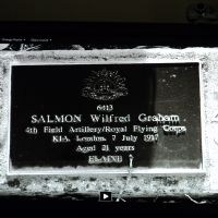 Wilfred Salmon. Service No. 6413. Tree No. 140.