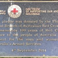 Australian Red Cross Memorial Plaque