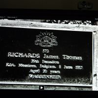 James Richards. Service No. 572. Tree No. 136