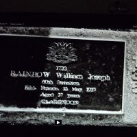 William Rainbow. Service No 1722. Tree No 135.