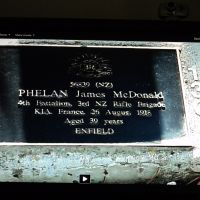 James Phelan. Service No 56839 (NZ) Tree No 130.