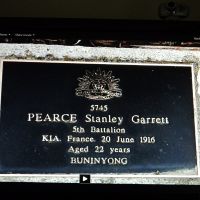 Stanley Pearce. Service No. 5745. Tree No. 127.