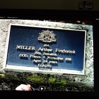Arthur Miller. Service No. 164. Tree No. 112.