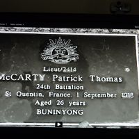 Lieutenant Patrick McCarty. Service No. 2414. Tree No. 102.